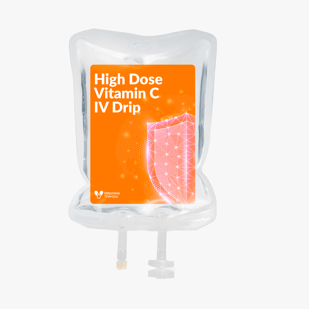 High-dose vitamin C IV bag for immune support and antioxidant therapy